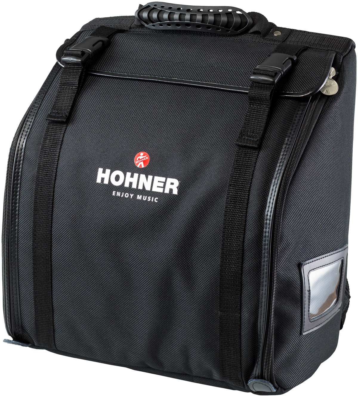 Hohner HOAZ17111 Tas, Zwart, voor accordeon, H/B/T: 31x35x21cm