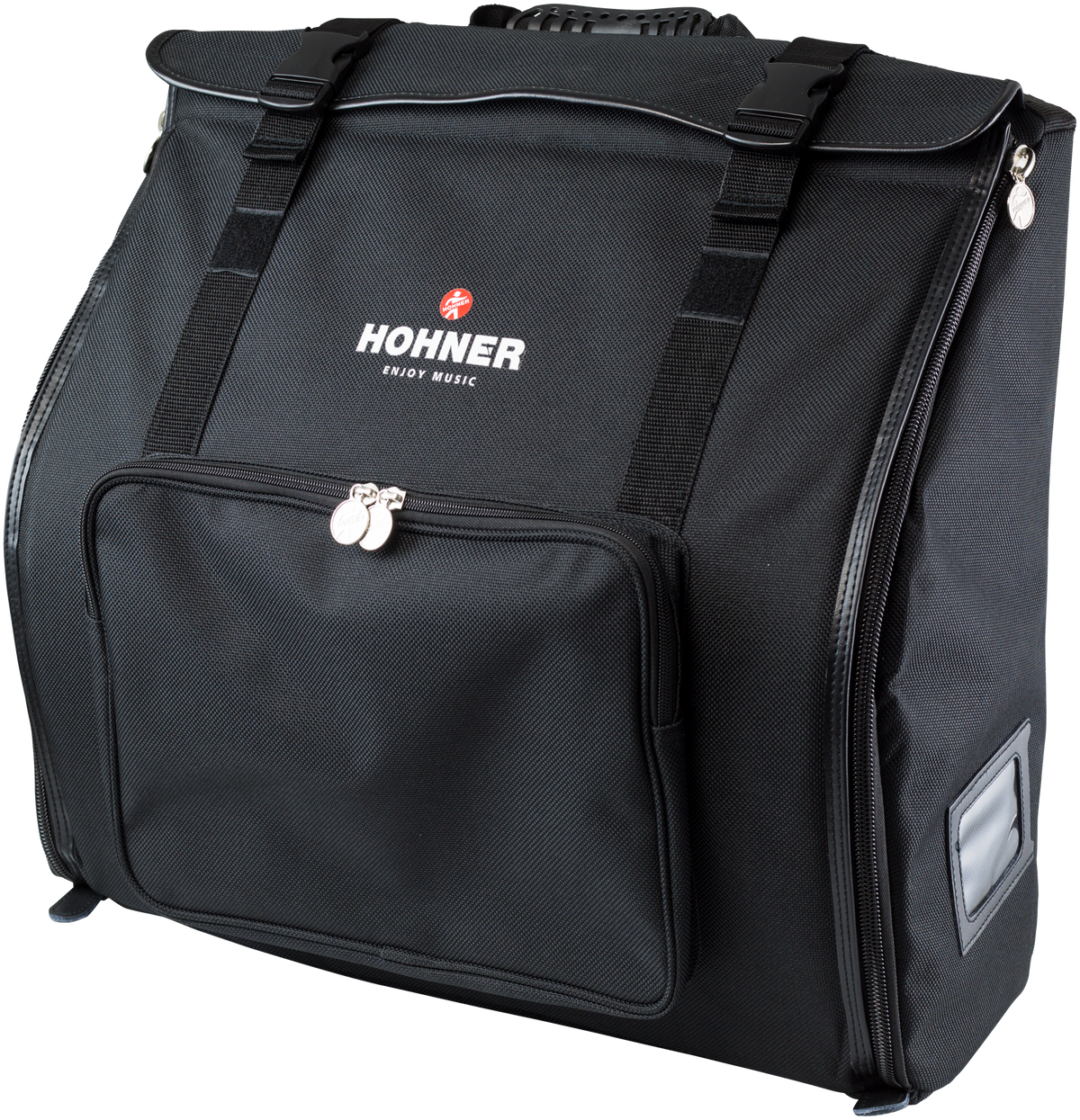 Hohner HOAZ57111 Tas, Zwart, voor accordeon, Size L, HxBxD: 46x42x23cm