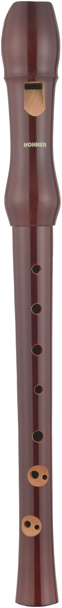 Hohner HOB9550 Blokfluit, Musica Line, barok, Dubb. boring, Twee delen, Perelaar donker