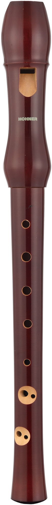 Hohner HOB9556 Blokfluit, Musica Line, Duits, Dubb.e boring, Twee delen, Perelaar donker