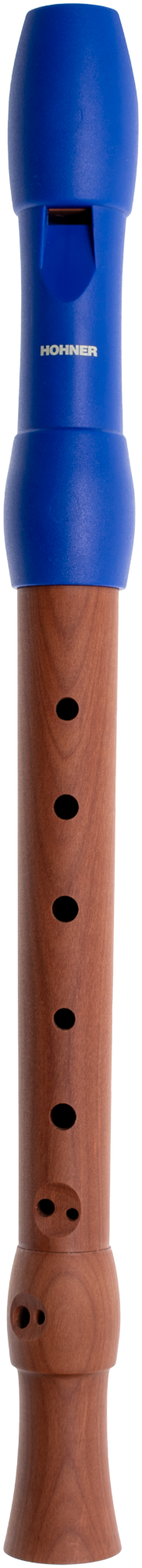 Hohner HOB95842 Blokfluit, Alegra Line, Blauw, barok, drie delen
