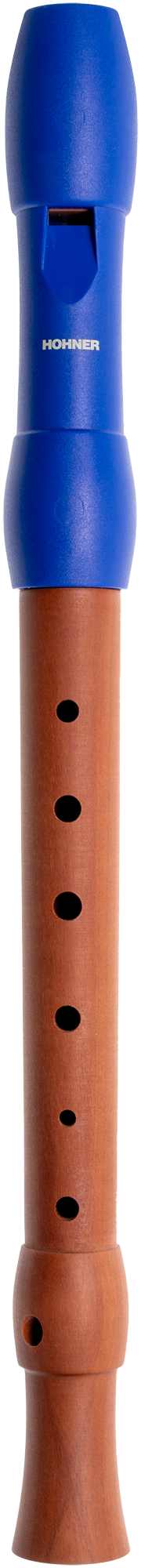 Hohner HOB95852 Blokfluit, Alegra Line, Blauw, Duits, Twee delen