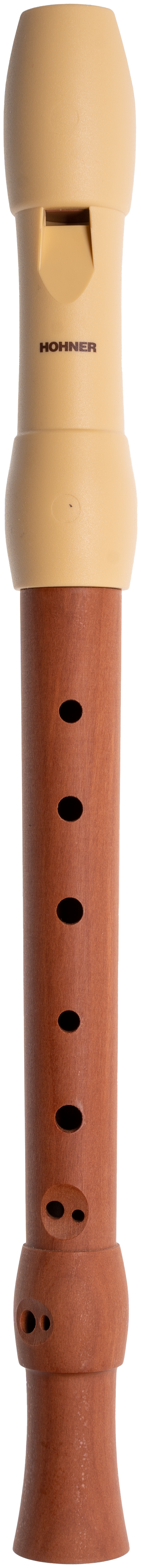 Hohner HOB95860 Blokfluit, Alegra Line, ivoorkleur, barok, Twee delen