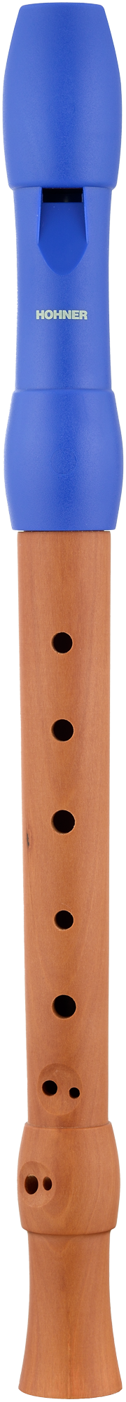 Hohner HOB95862 Blokfluit, Alegra Line, Blauw, barok, Twee delen