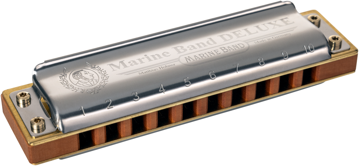 Hohner HOM200504P Mondharmonica, Marine Band - Deluxe, Eb