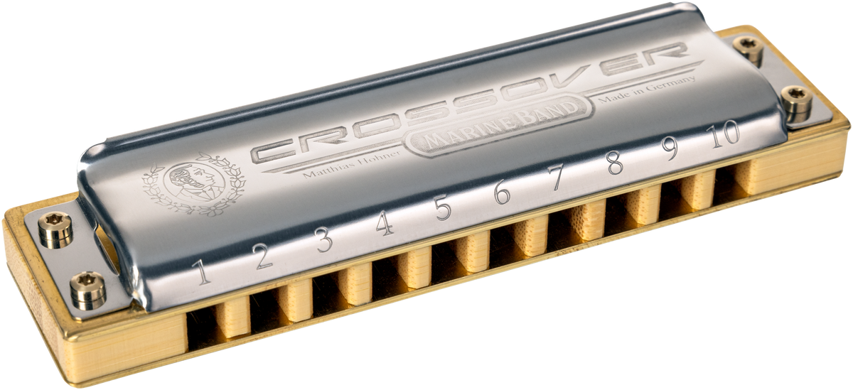 Hohner HOM2009056P Mondharmonica, Marine Band - Crossover, E