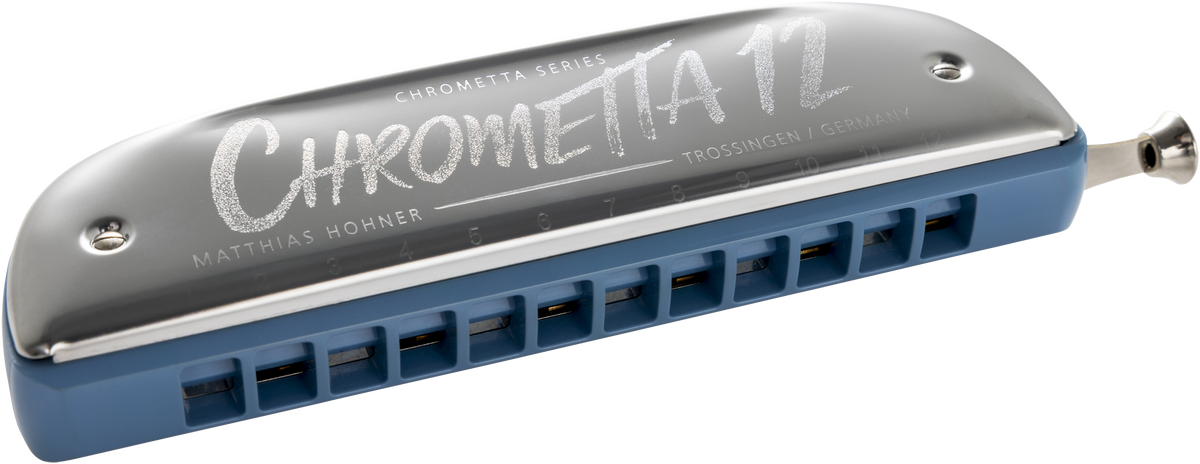 Hohner HOM255082 Mondharmonica, Chrometta 12, G, Color Edition