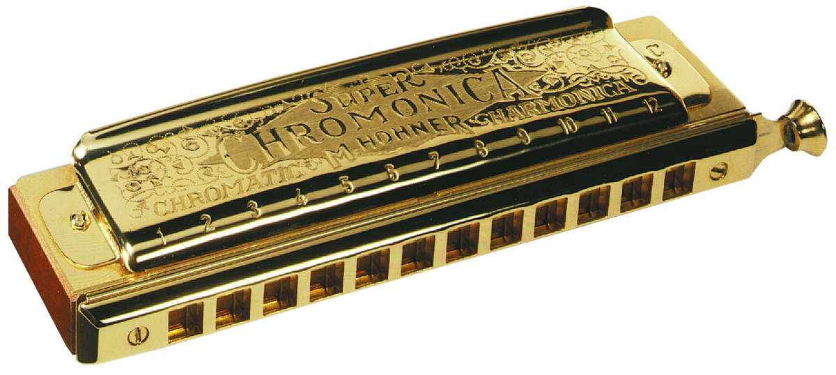Hohner HOM27099 Mondharmonica, Chromonica 48, C, Goud