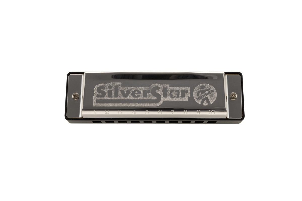 Hohner HOM5042016 Mondharmonica, Silver Star, C