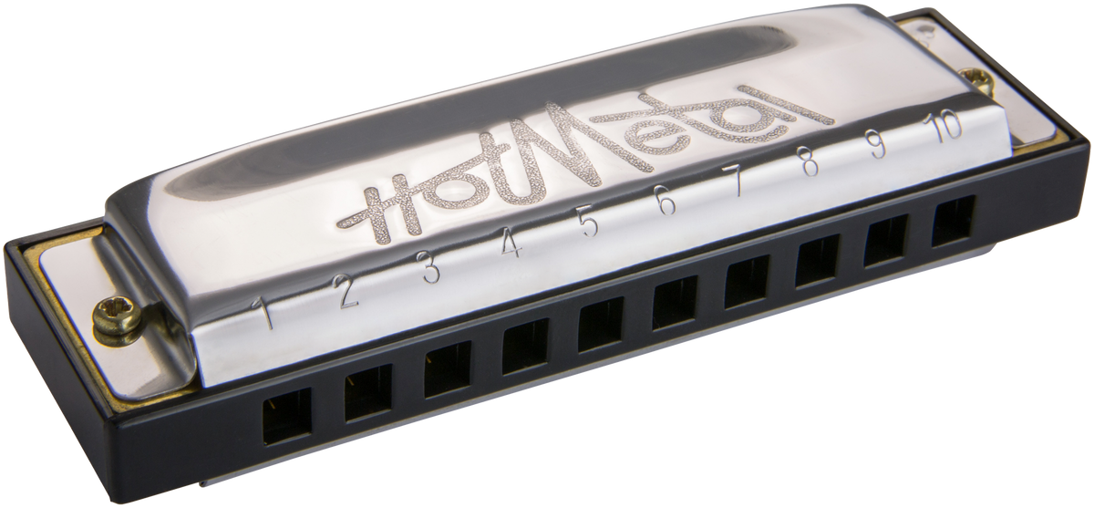 Hohner HOM57208X Mundharmonika, Hot Metal, G