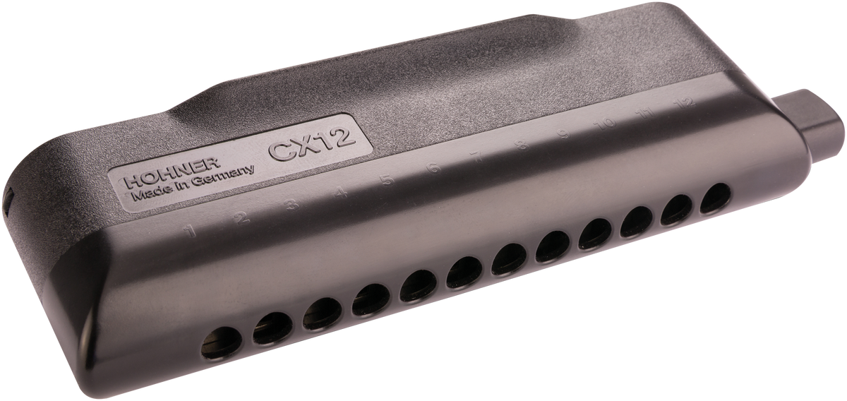 Hohner HOM754512 Mondharmonica, CX-12, Zwart, B