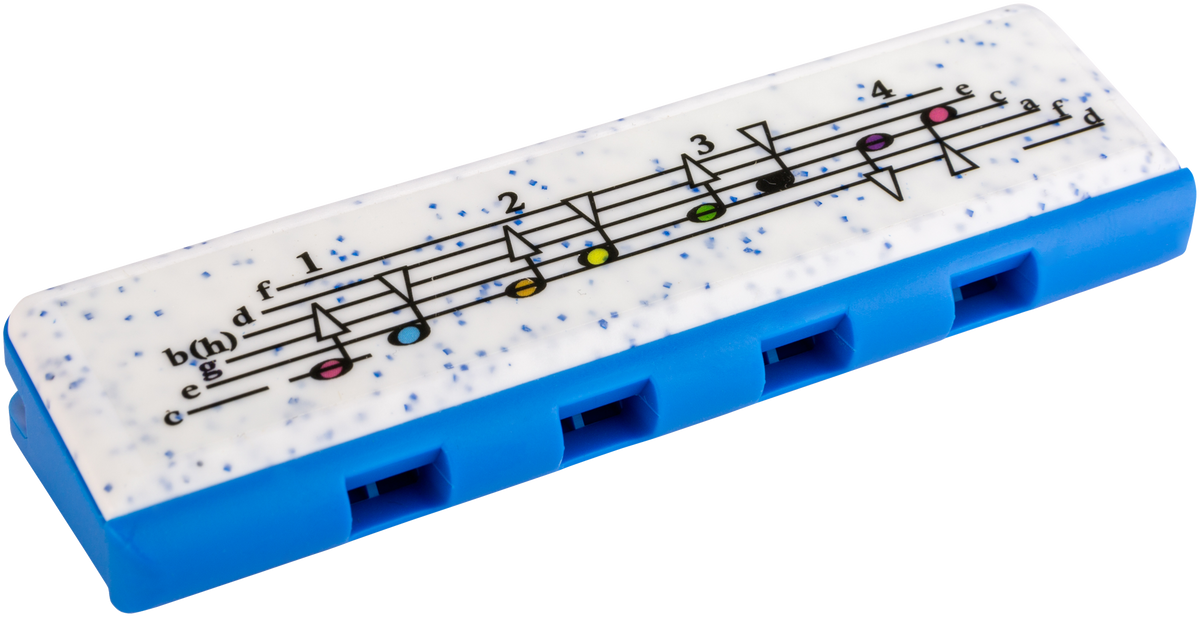 Hohner HOM91314RP Mondharmonica, Speedy, blauw, navulverpakking 10 stuks
