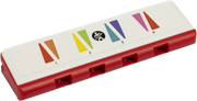Hohner HOM91340P Mondharmonica, Speedy, Rainbow, rood