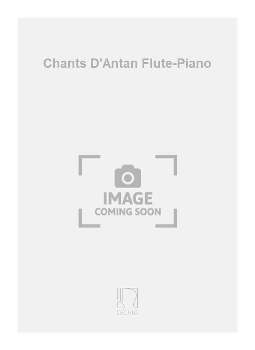 Esplá: Chants d'Antan (Dwarsfluit, Piano)