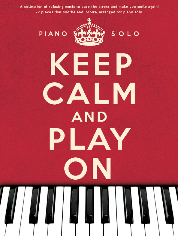Keep Calm And Play On Piano Solo afbeelding 2