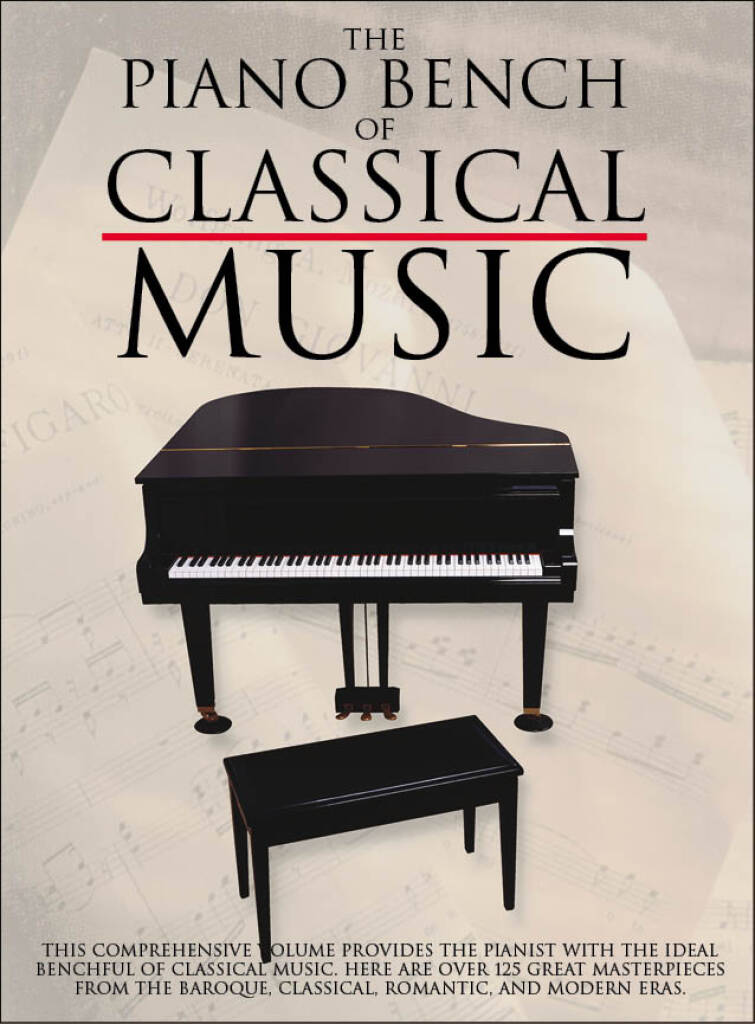The Piano Bench Of Classical Music