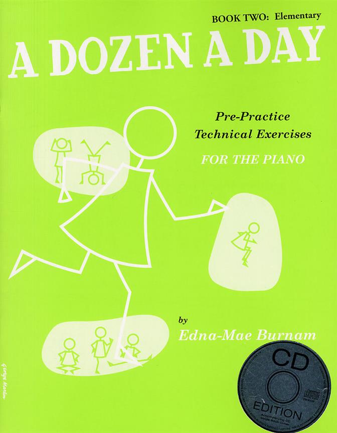 Burnam: A Dozen a Day Book 2 + Audio-online (Piano)