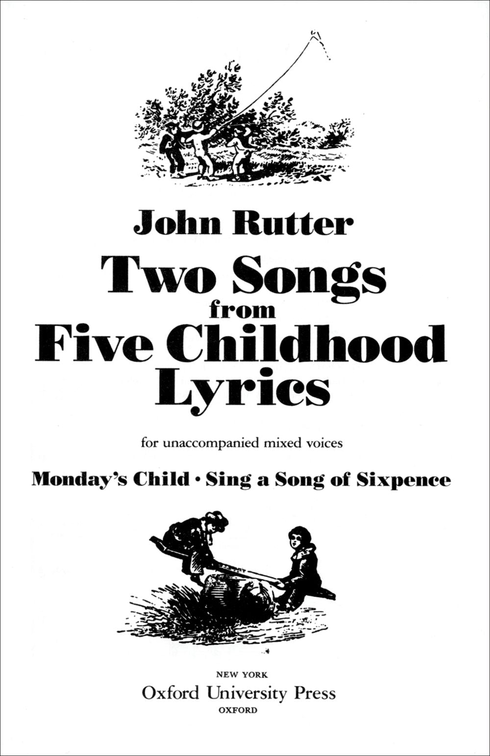 Two Songs From Five Childhood Lyrics