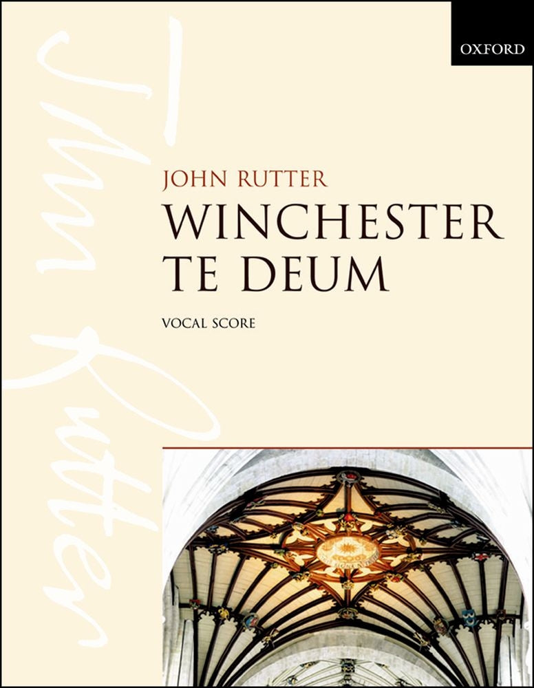Rutter: Winchester Te Deum (SATB, Orgel, Piano-uittreksel)