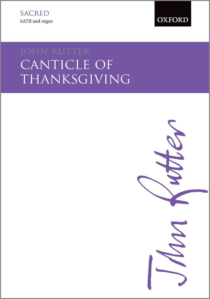 Canticle Of Thanksgiving