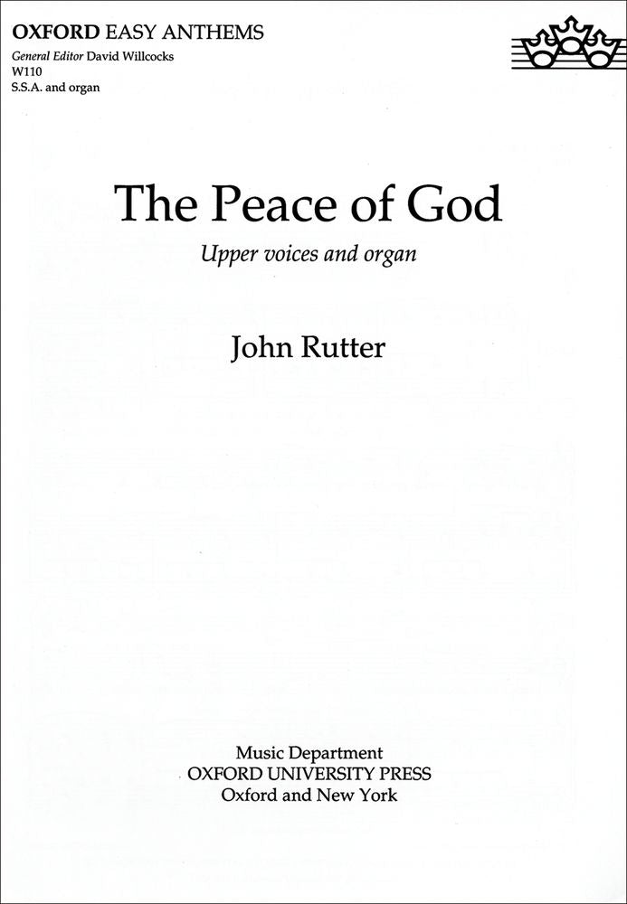Rutter: The Peace Of God (SSA)