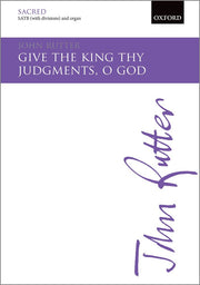 Give The King Thy Judgments, O God