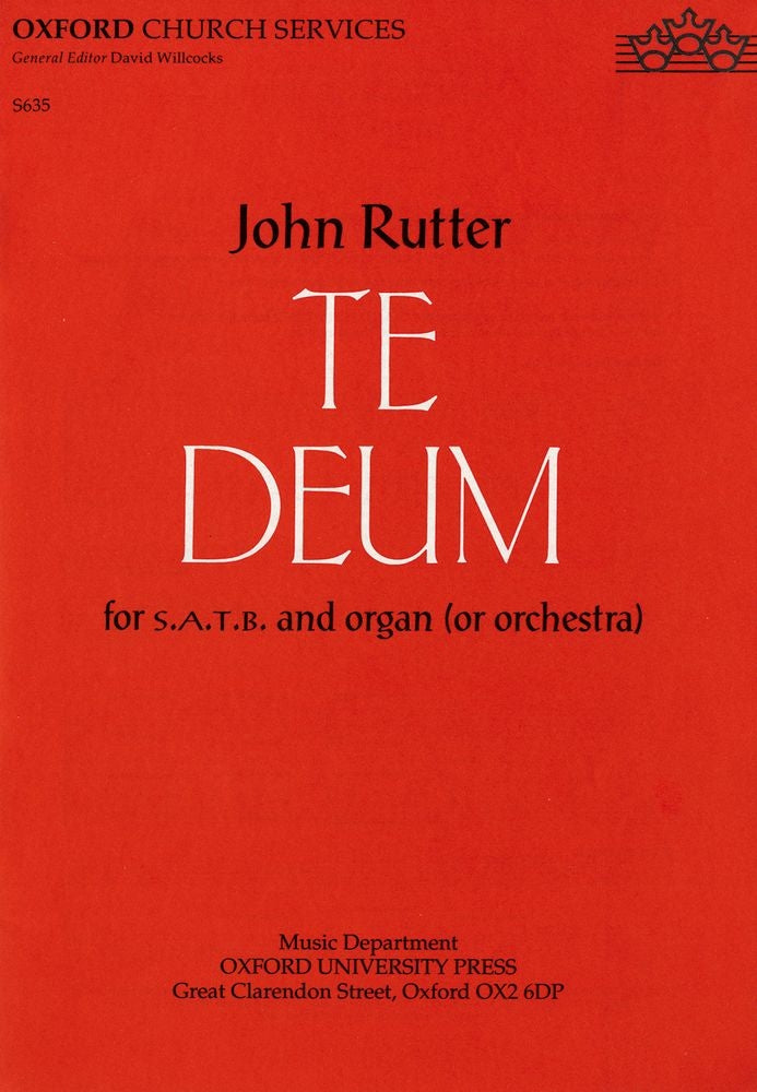 Rutter: Te Deum (SATB, Begeleiding)