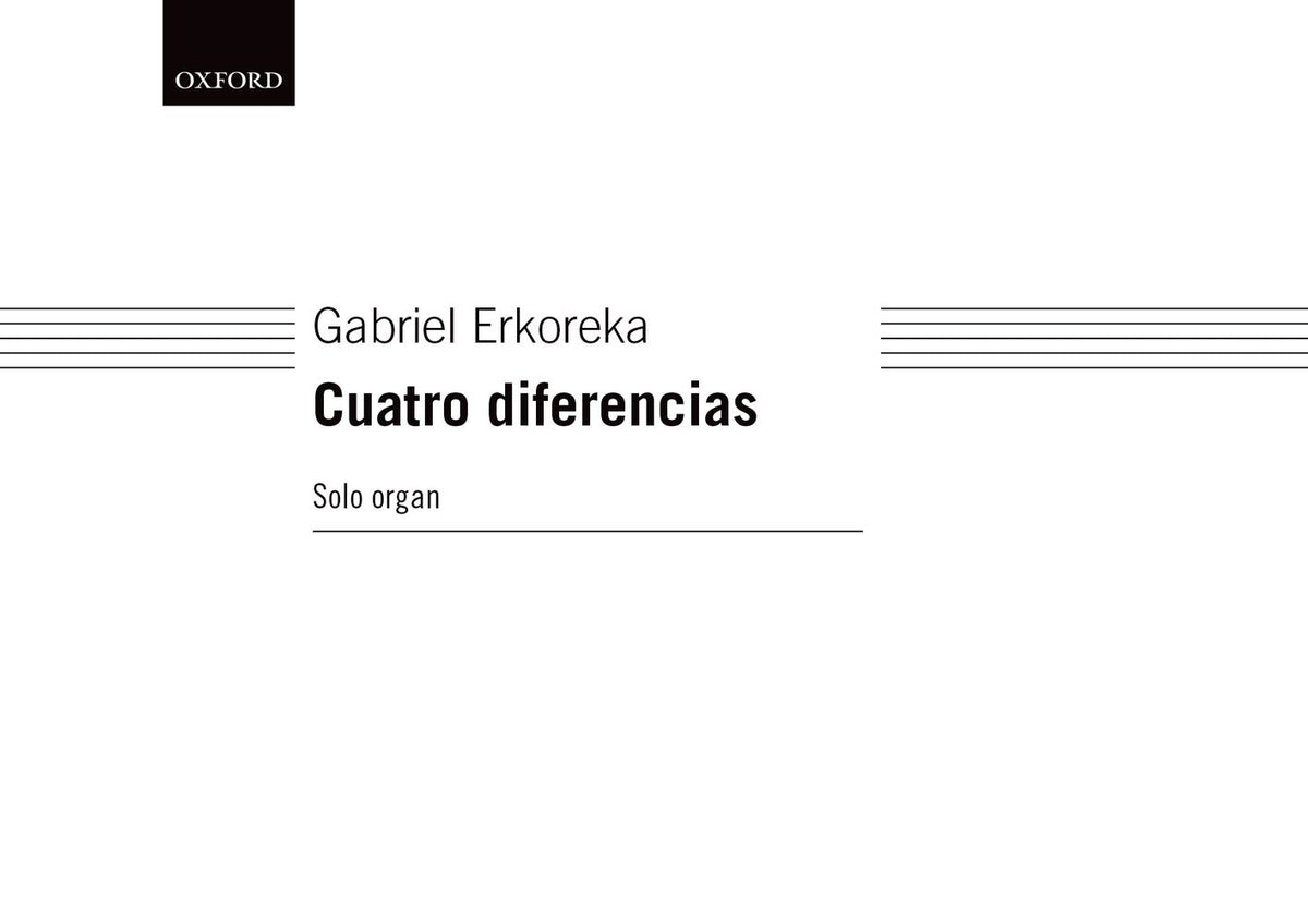 Erkoreka: Cuatro Diferencias (Version For Organ Solo)
