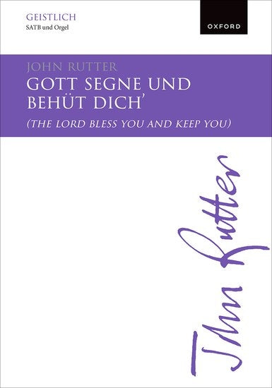 Gott segne und behut dich