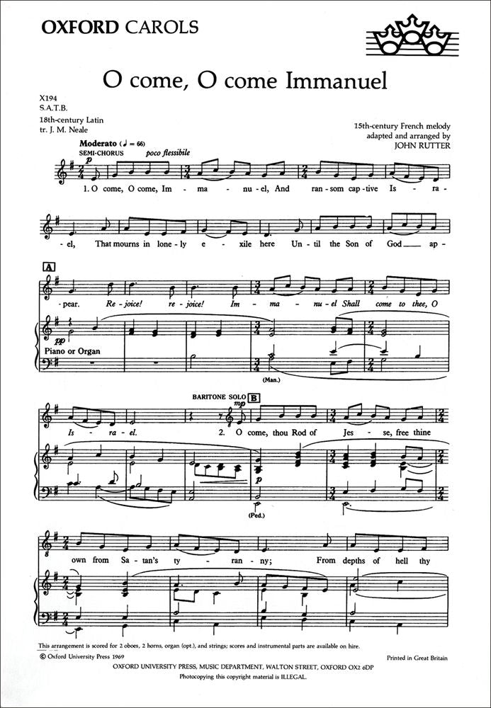 O Come, O Come, Immanuel