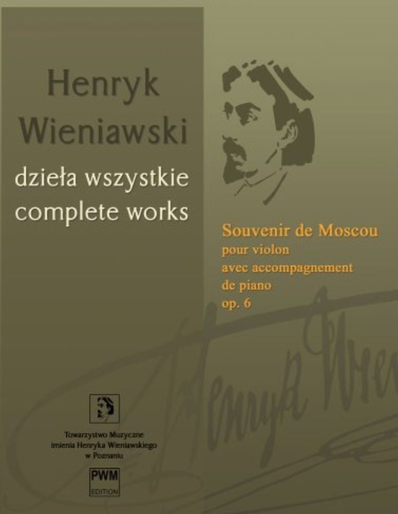 Wieniawski: Souvenir De Moscou Op 6 (Viool en Piano)