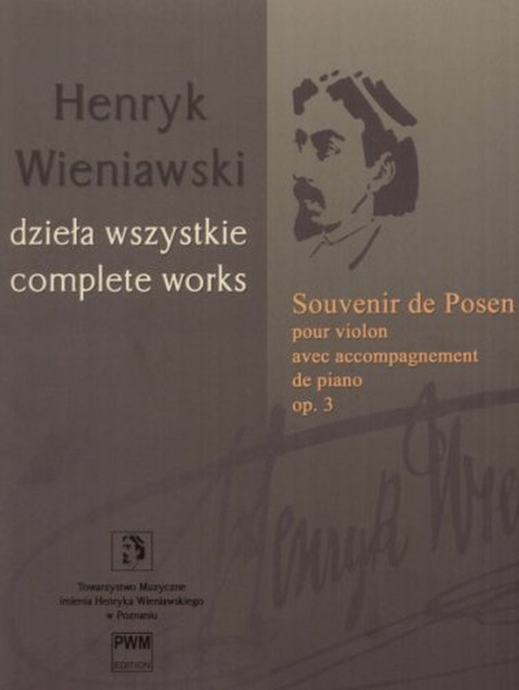 Wieniawski: Souvenir De Posen Op.3 (Viool en Piano)