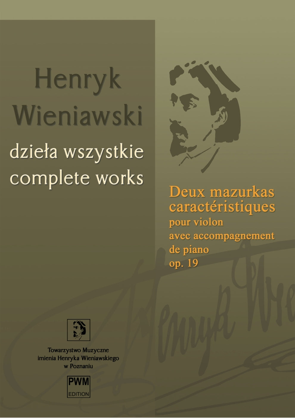 Wieniawski: Deux mazurkas caractéristiques, op. 19 (Viool en Piano)