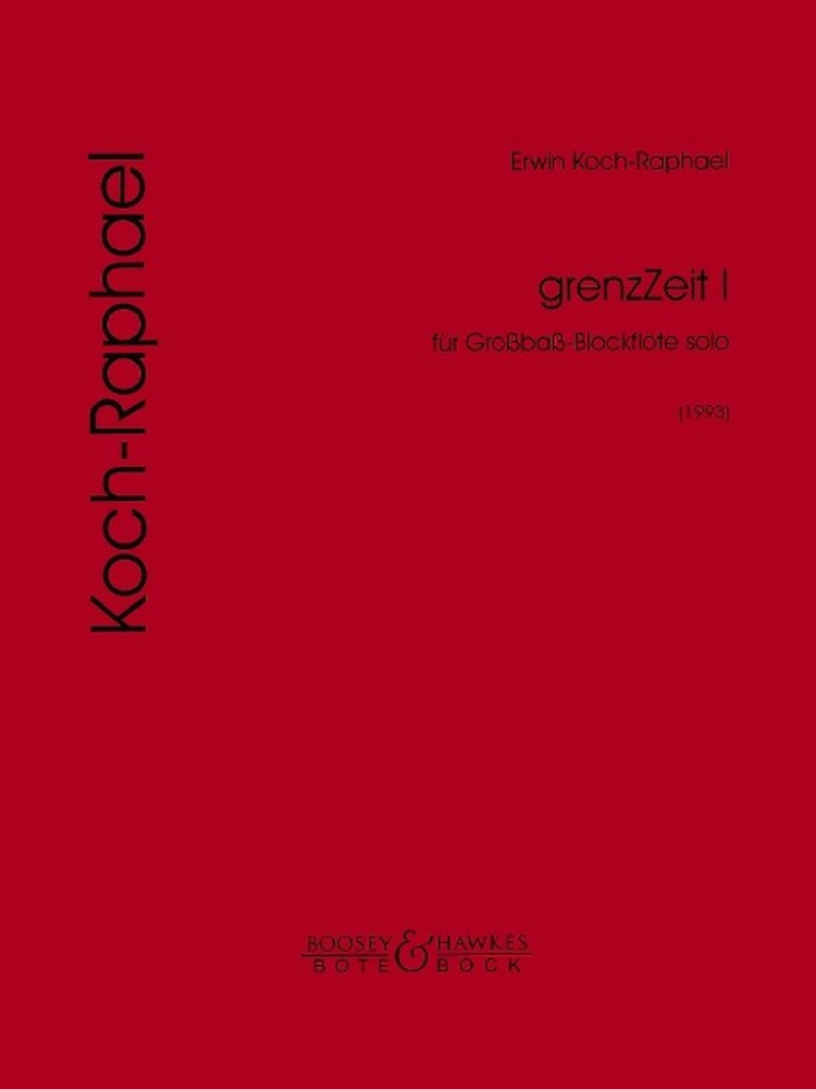 Koch-Raphael: grenzZeit I (Basblokfluit)