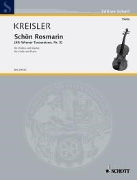 Kreisler: Schön Rosmarin Nr. 12 (Viool, Piano)