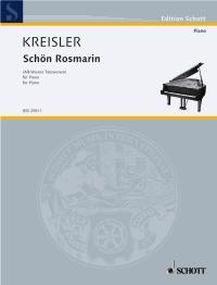 Fritz Kreisler: Schön Rosmarin (Piano)