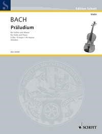 Bach: Präludium E-Dur E-Dur Nr. 1 (Viool, Piano)