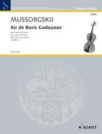 Mussorgskij: Air de Boris Godounov Nr. 21 (Viool, Piano)