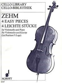 Friedrich Zehm: 4 leichte Stücke (Cello en piano)
