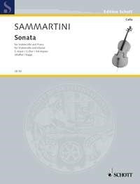 Giovanni Battista Sammartini: Sonata G-Dur G-Dur (Cello, Piano)
