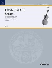 François Francoeur: Sonate E-Dur E-Dur (Cello, Piano)