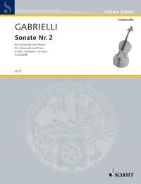 Domenico Gabrielli: Sonate Nr. 2 A-Dur A-Dur (Cello, Piano)