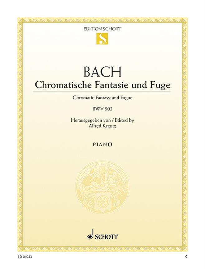 Johann Sebastian Bach: Chromatische Fantasie und Fuge (Piano)
