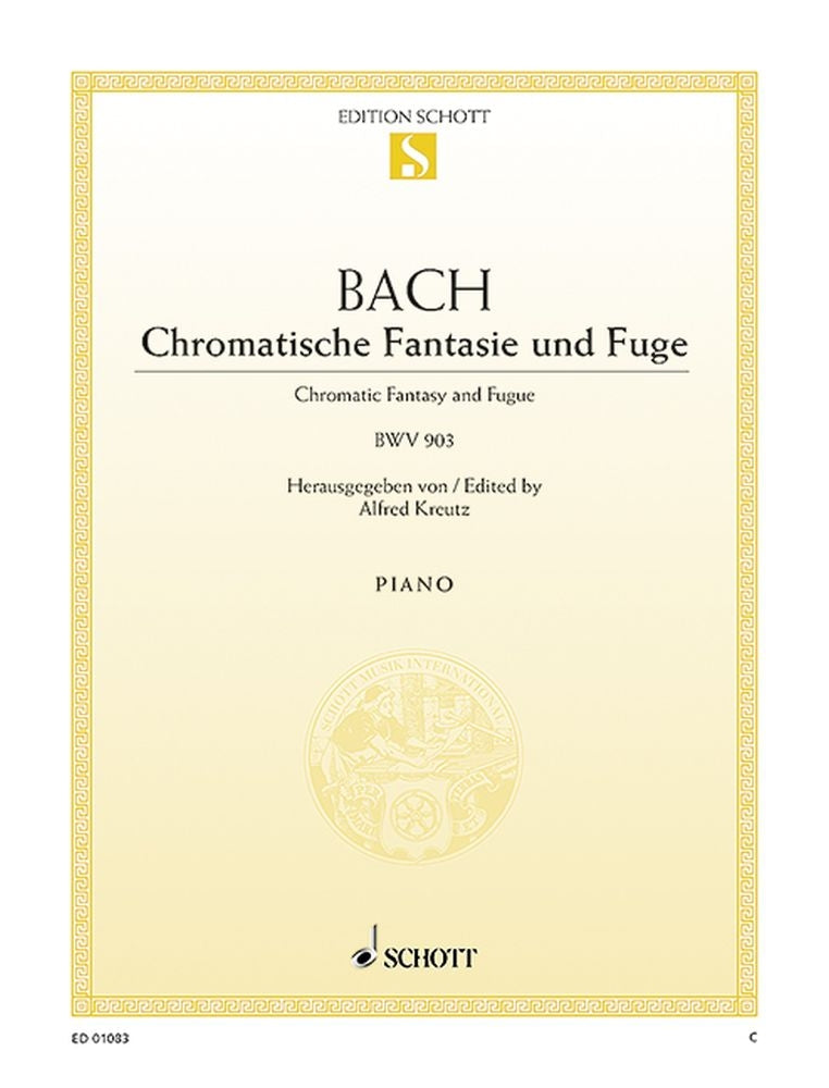 Johann Sebastian Bach: Chromatische Fantasie und Fuge (Piano) afbeelding 2