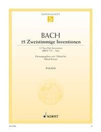 Johann Sebastian Bach: 15 Zweistimmige Inventionen (Piano) afbeelding 2