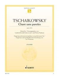 Pyotr Ilyich Tchaikovsky: Chant sans paroles op. 40/6 (Piano) afbeelding 2