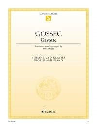 Gossec: Gavotte (Viool, Piano)