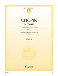 Frédéric Chopin: Berceuse Des-Dur Des-Dur op. 57 (Piano) afbeelding 2