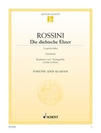 Rossini: Die diebische Elster (Viool, Piano)