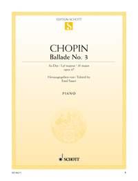 Frédéric Chopin: Ballade No. 3 As-Dur As-Dur op. 47 (Piano)